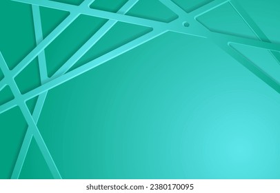 Orange 3d papercut line background template. Background template with an elegant design concept for banner, flayer.