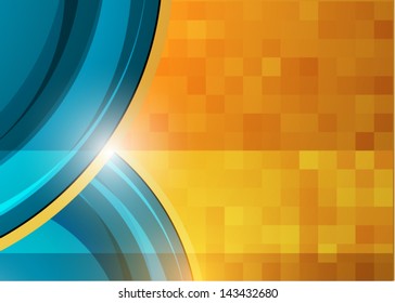 Orange abstract background