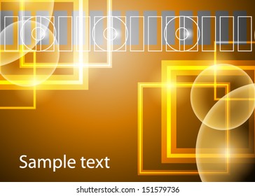 Orange abstract background