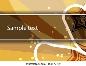 Orange abstract background