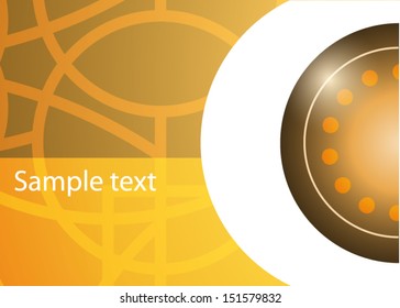 Orange abstract background