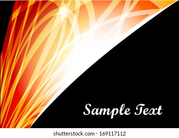 Orange abstract background