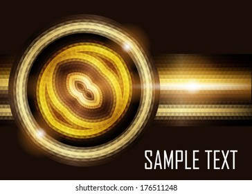 Orange abstract background