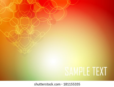Orange abstract background