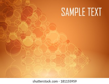 Orange abstract background