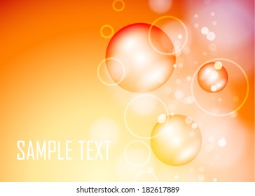 Orange abstract background