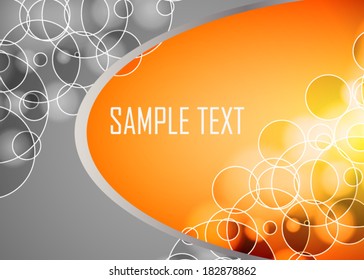Orange abstract background