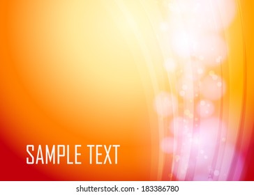 Orange abstract background