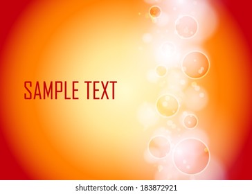 Orange abstract background