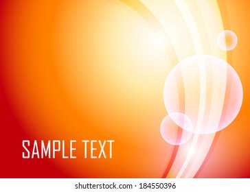 Orange abstract background