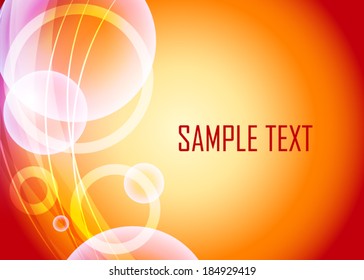 Orange abstract background