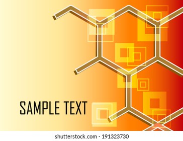 Orange abstract background