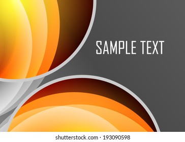 Orange abstract background