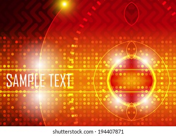 Orange abstract background
