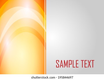 Orange abstract background