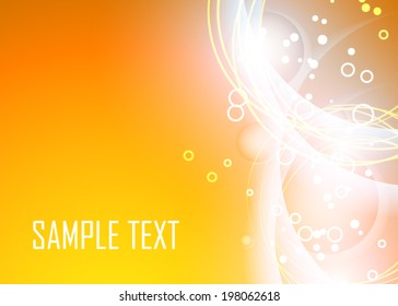 Orange abstract background