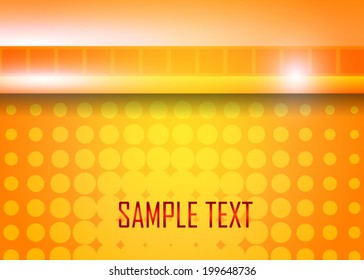 Orange abstract background