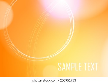 Orange abstract background