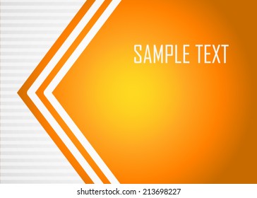 Orange abstract background