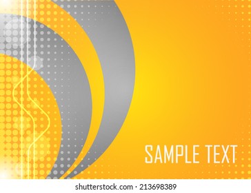 Orange abstract background