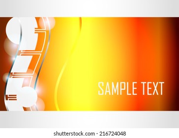 Orange abstract background