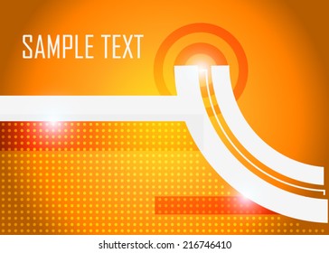 Orange abstract background