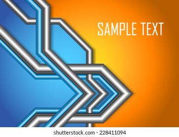 Orange abstract background