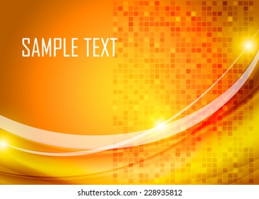 Orange abstract background