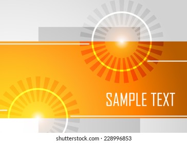 Orange abstract background