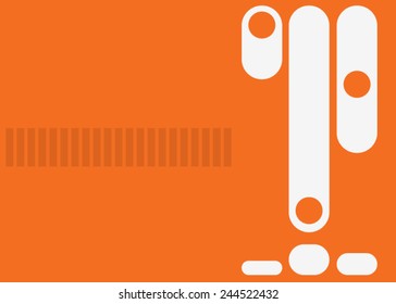 Orange abstract background