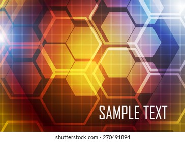 Orange abstract background