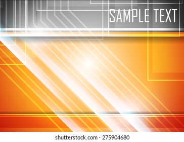 Orange abstract background