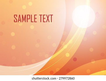 Orange abstract background