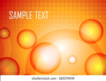 Orange abstract background