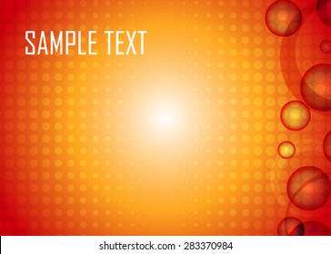 Orange abstract background