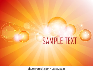 Orange abstract background