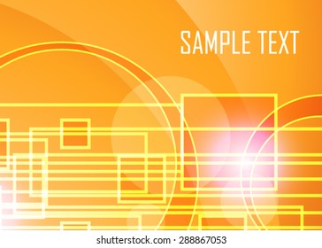 Orange abstract background