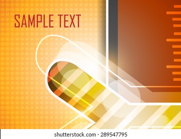 Orange abstract background