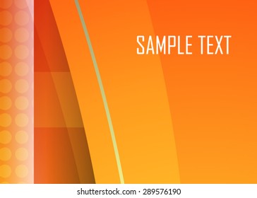 Orange abstract background