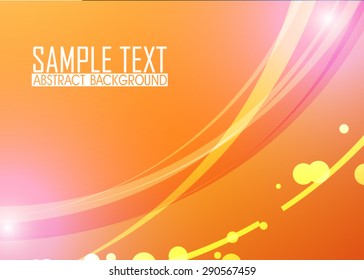 Orange abstract background