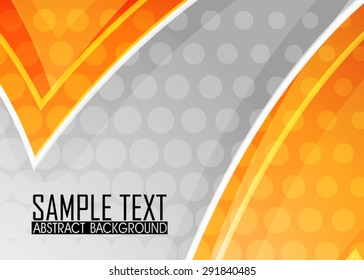 Orange abstract background