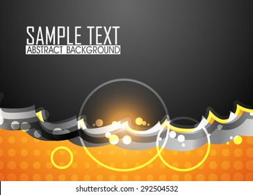 Orange abstract background