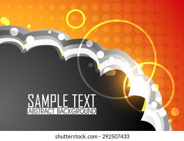 Orange abstract background