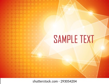 Orange abstract background