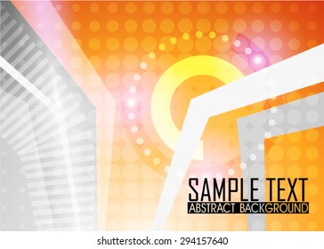 Orange abstract background