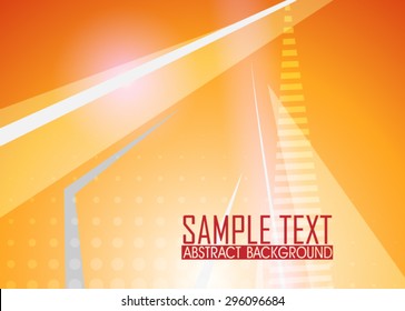 Orange abstract background