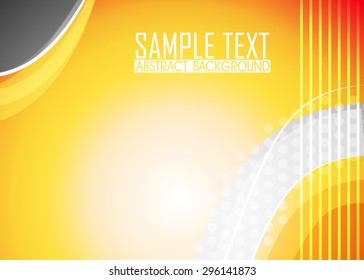 Orange abstract background