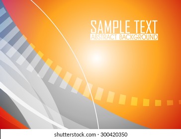 Orange abstract background