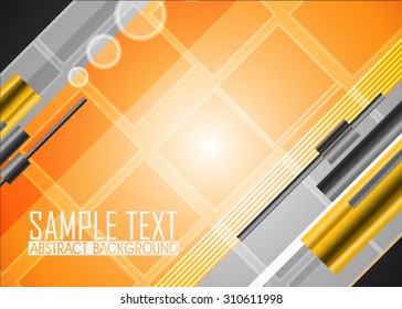 Orange abstract background