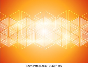 Orange abstract background